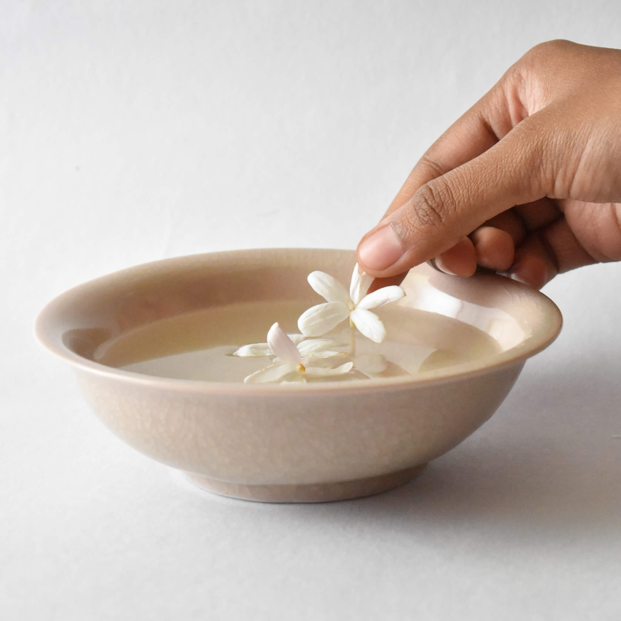 Pink Snow - Porcelain Bowl