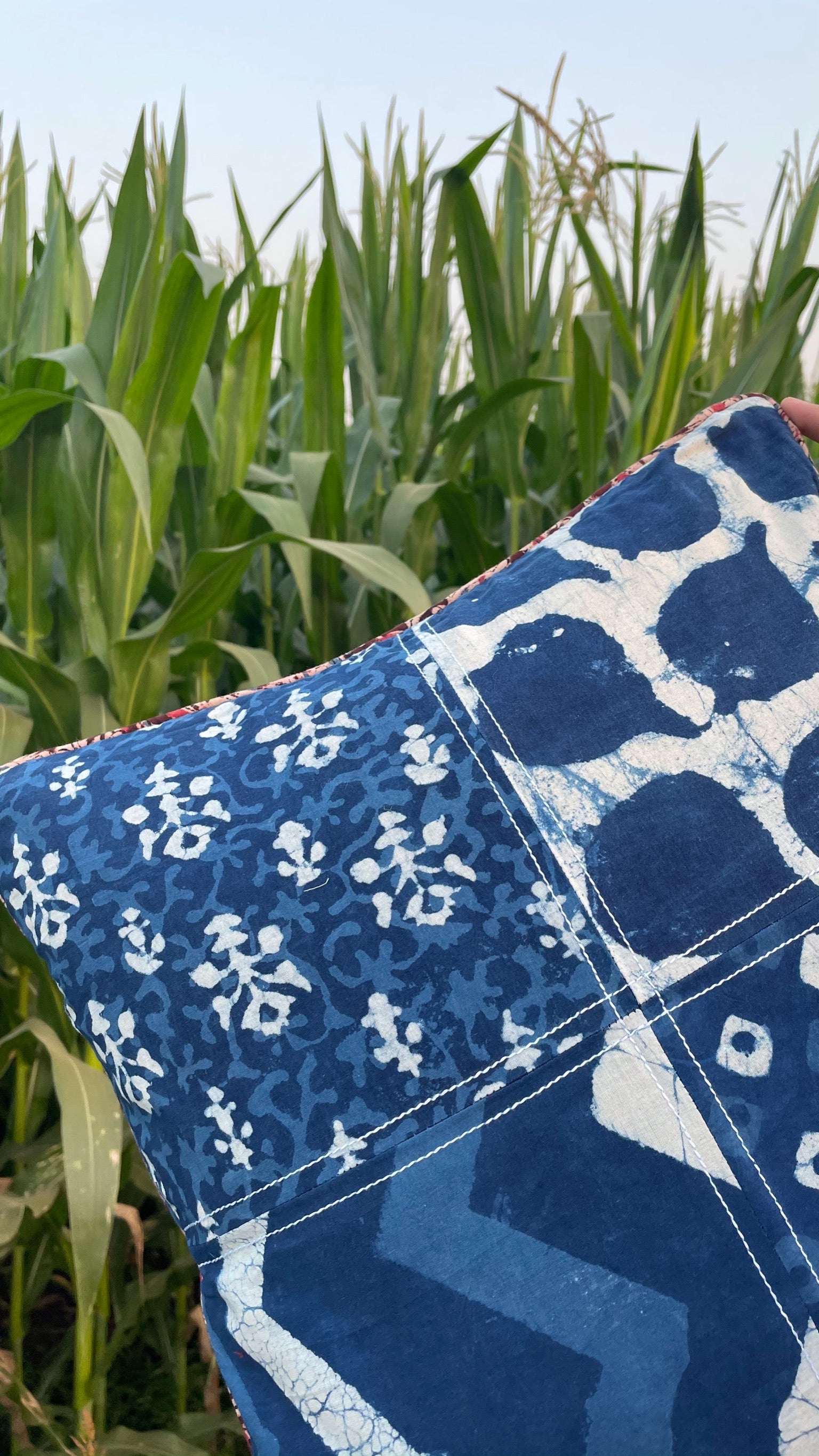 Diana Indigo Cushion Cover