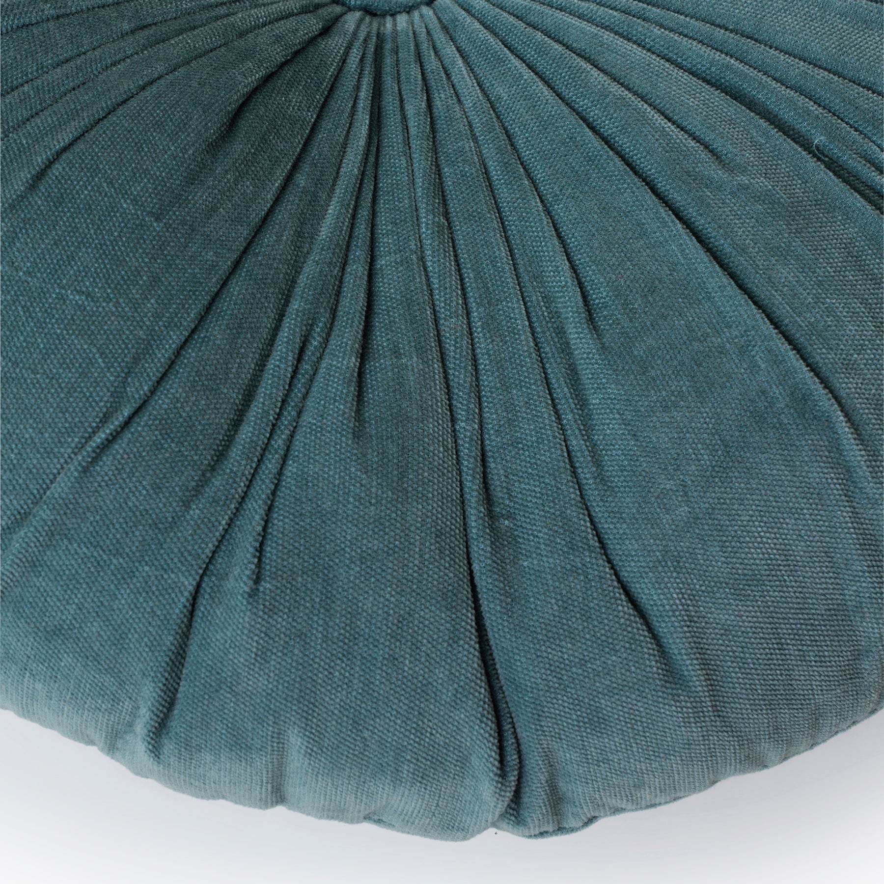 Cuddle Teal Round Cushion