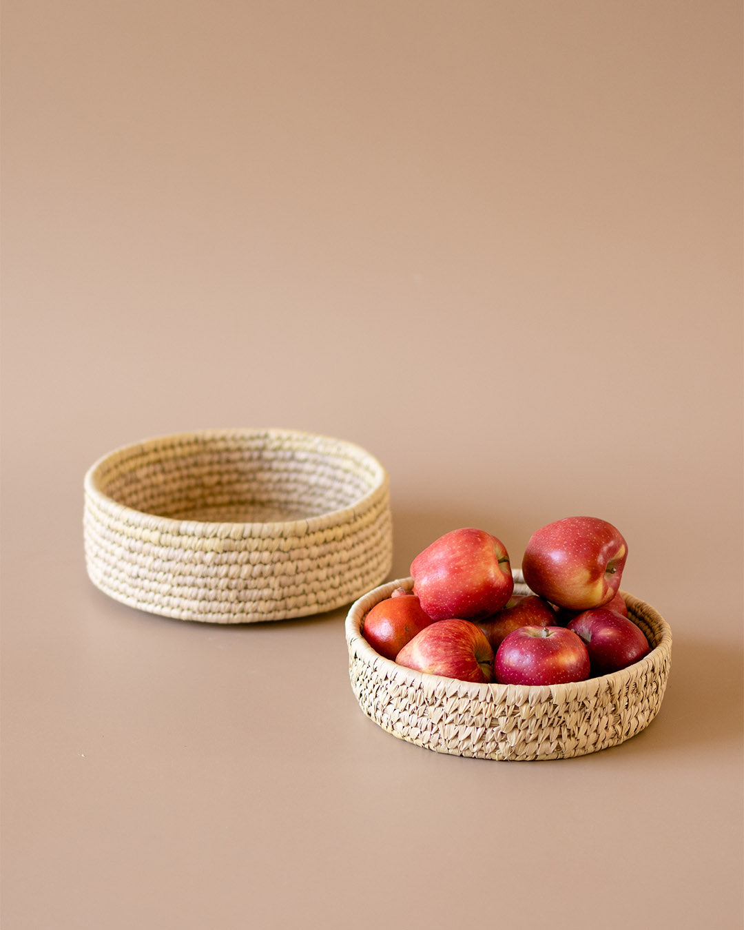 Round wicker basket available at kolus India