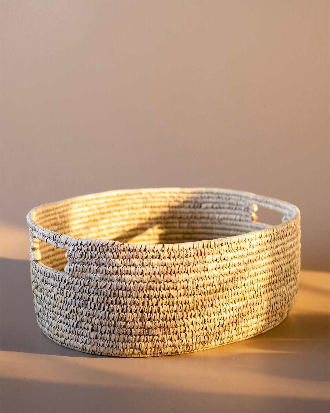 Wicker oval basket by Kolus Home