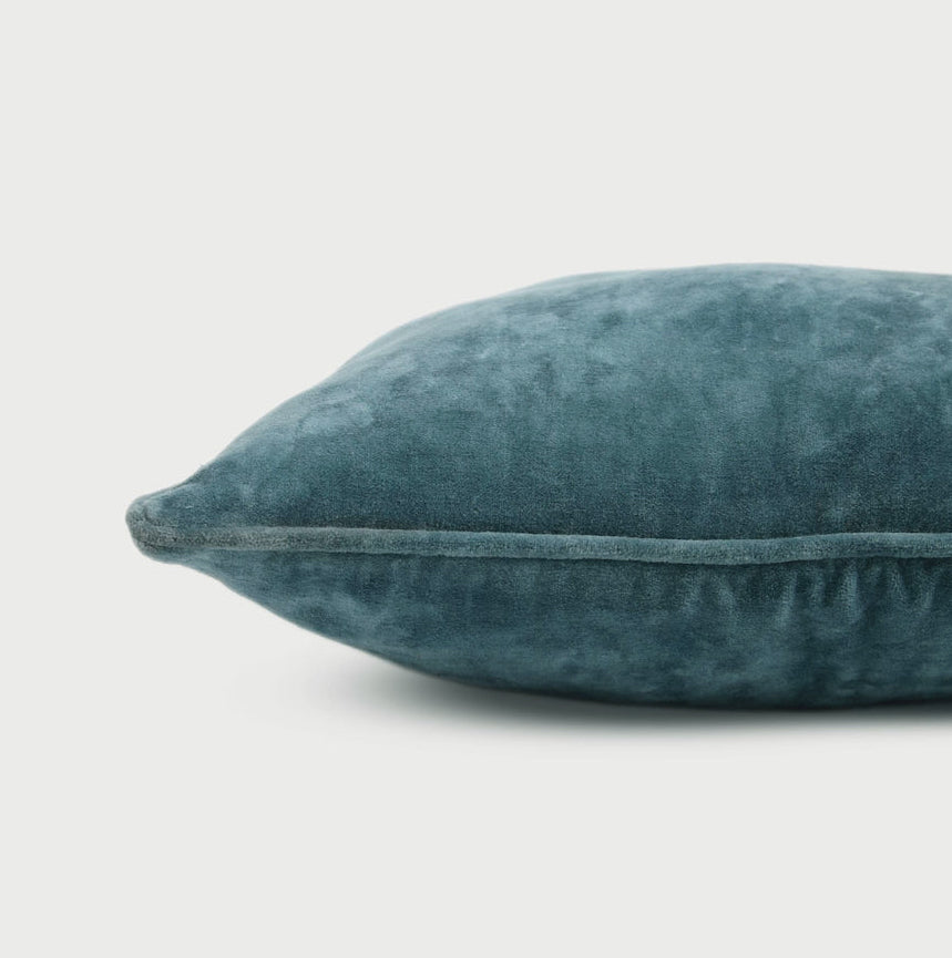 Azure Velvet Cushion Cover