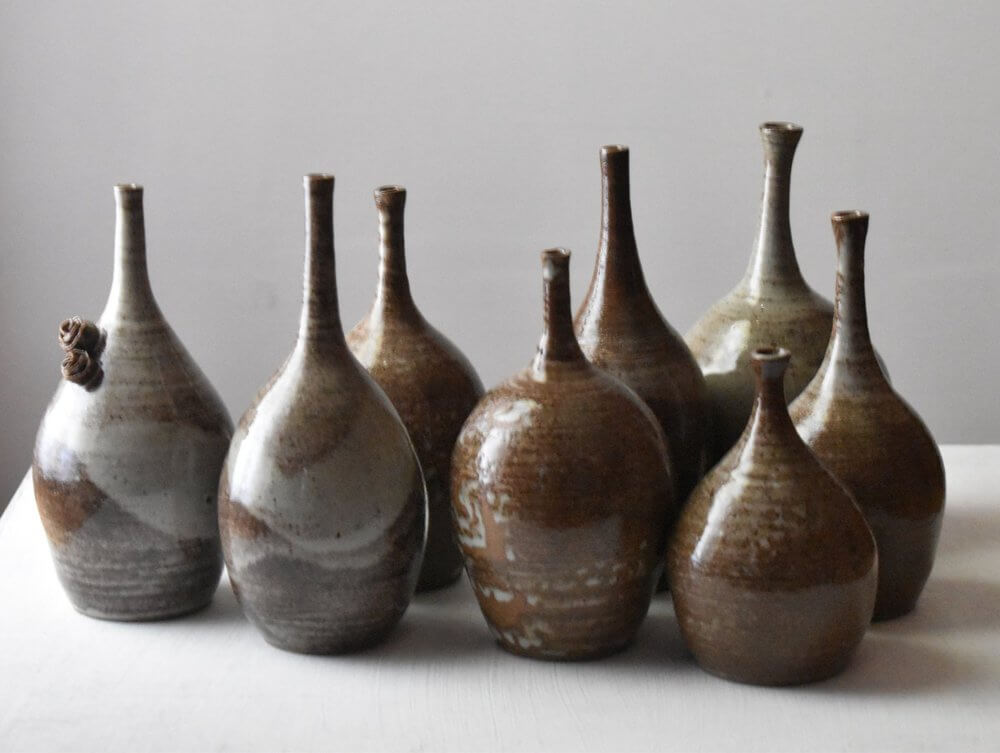 An Earthly Life - Stoneware Vase Installation
