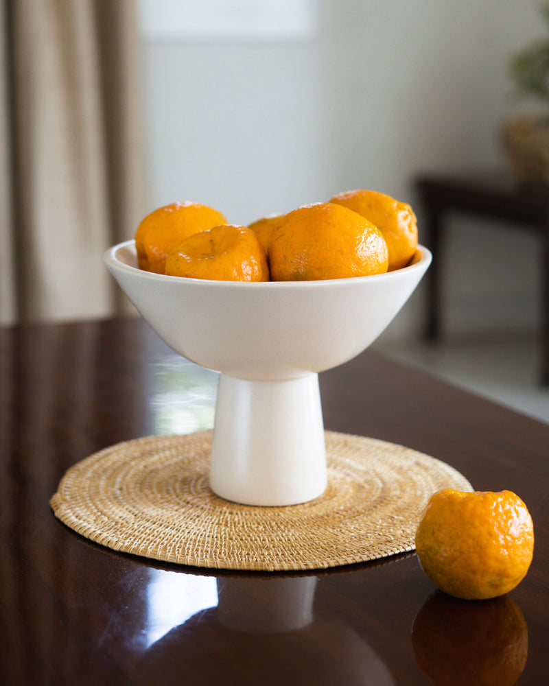 Aster Ceramic Fruit Bowl