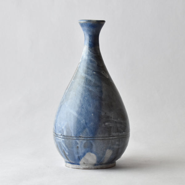 Dark Pouring Sky- Artistic Stoneware Vase