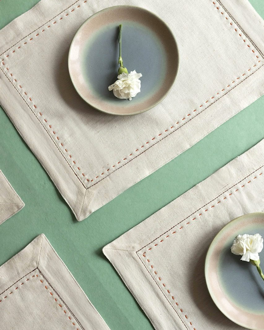 Üzvi - Table Mats - Set Of 6 Pcs - Veaves