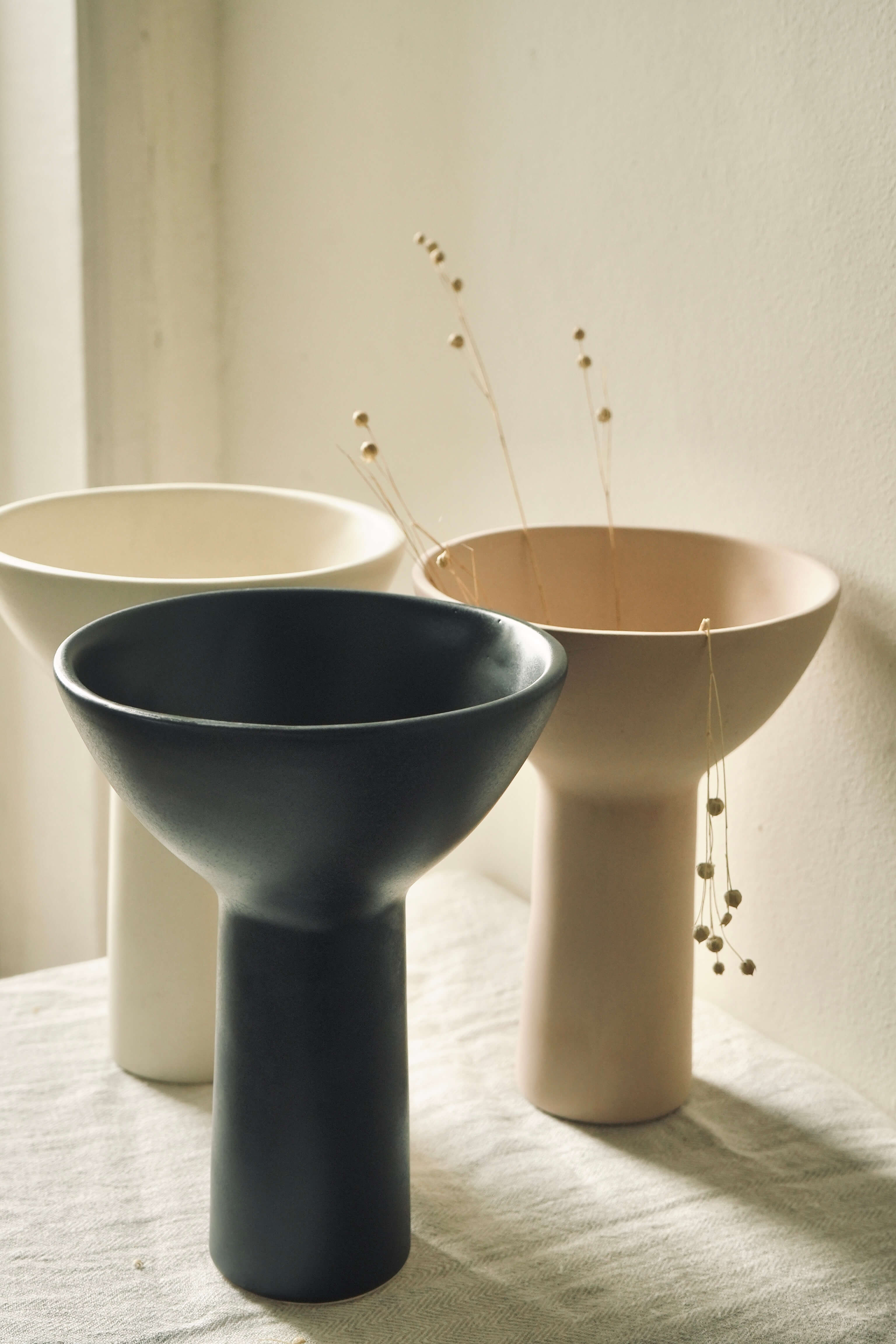 Iris Pedestal Vase