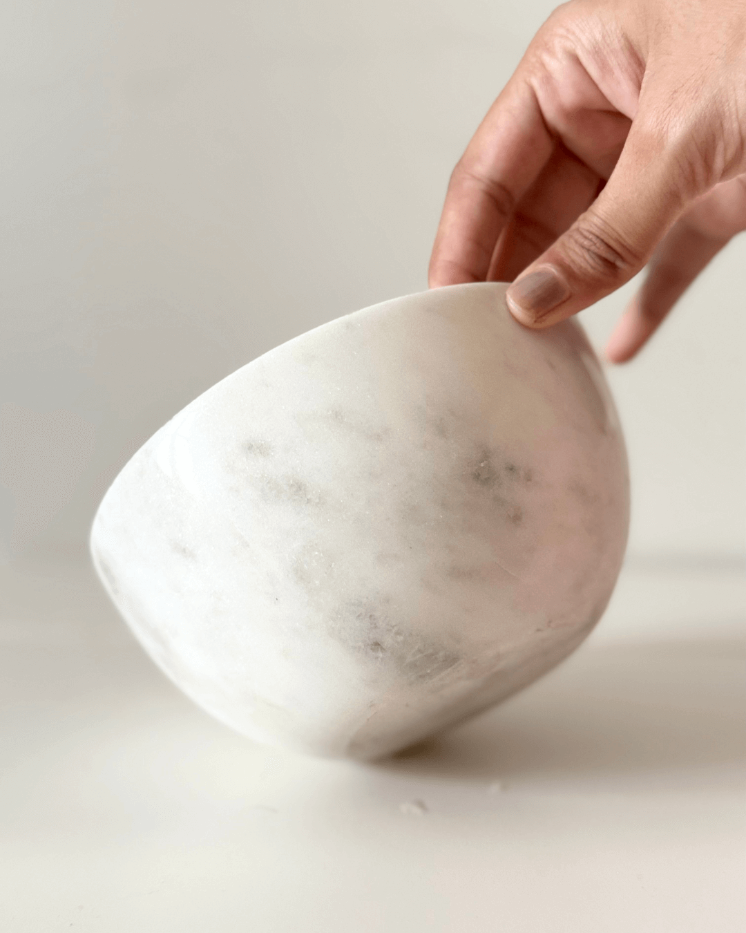 White Marble Bowl