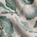Cascade Teal Linen Bedspread