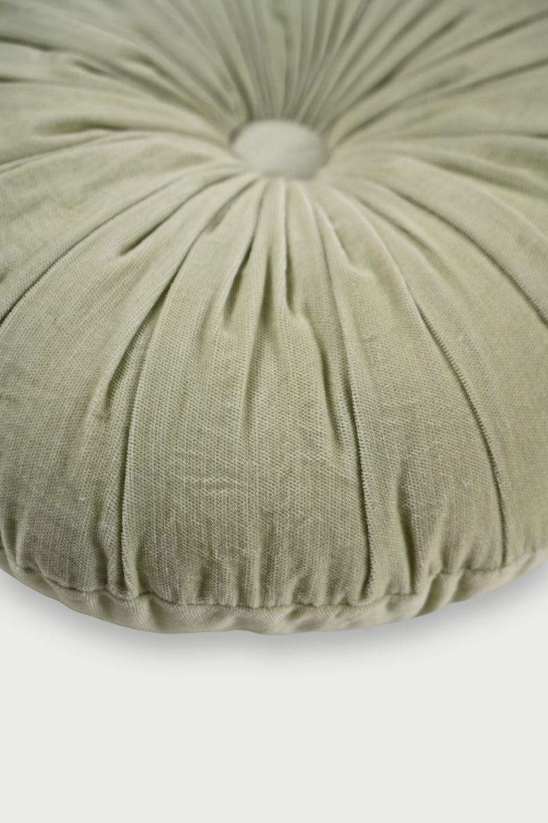 Cuddle Pistachio Round Cushion