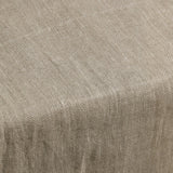 Herringbone Oatmeal Linen Table Cover