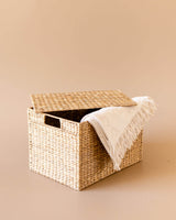 Rectangular Wicker Basket With Lid by Kolus Home