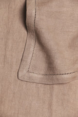 Herringbone Blush Linen Table Napkins