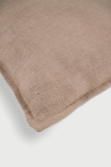 Herringbone Blush Linen Cushion Cover