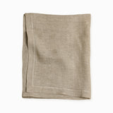Herringbone Oatmeal Linen Table Cover