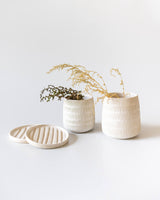 White ceramic vases and pots online
